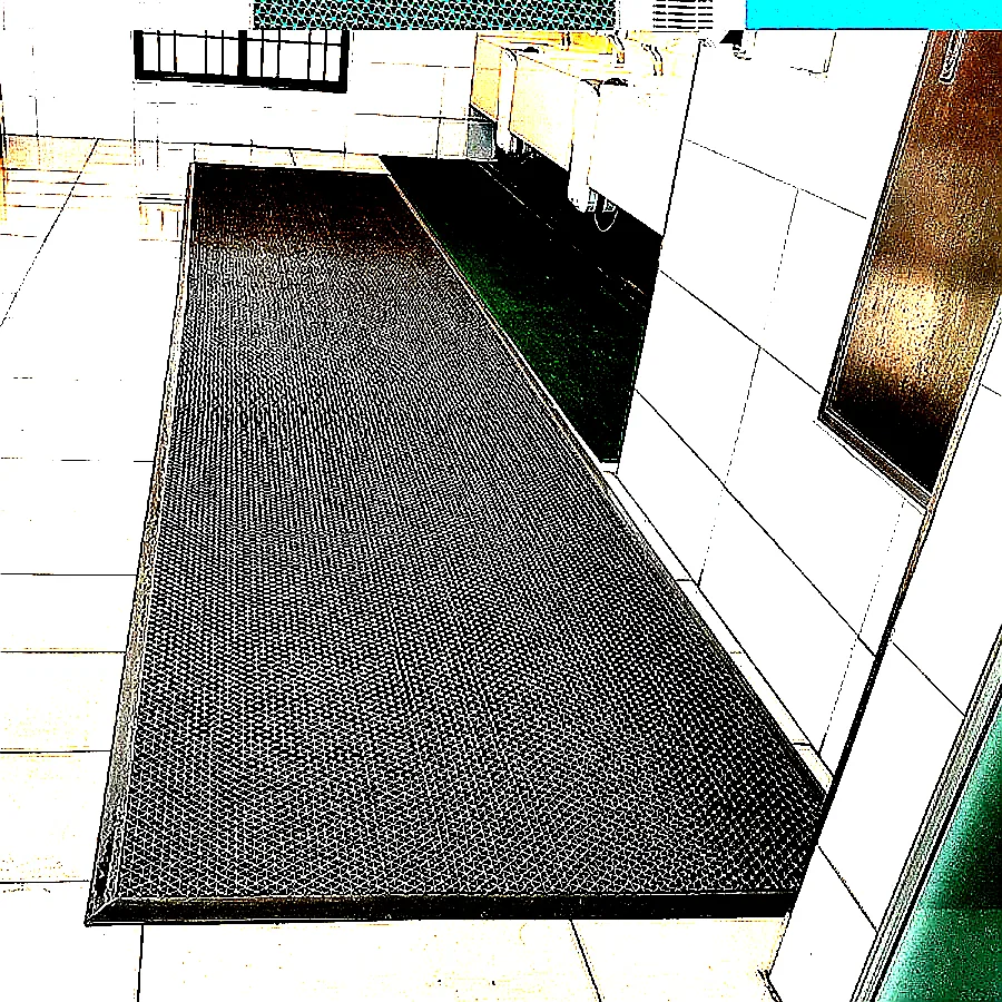 삼지매트 미끄럼방지 맘보롤매트 수영장 A타입 현관롤 120cmx12m 회 녹 적 청 밤 이미지 7