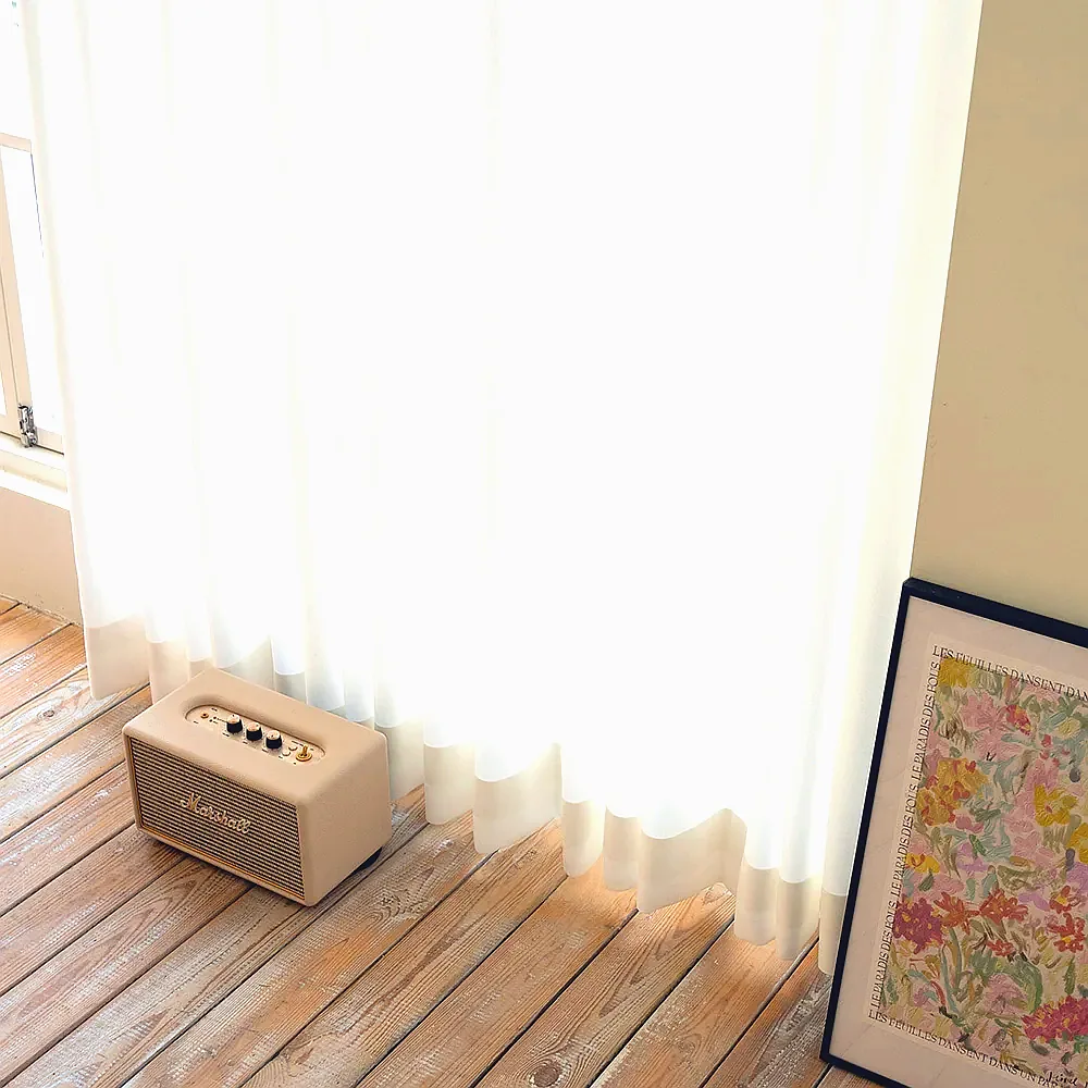 아라크네 아일렛형 브리즈 암막커튼 거실 안방 린넨 150x200 이미지 4