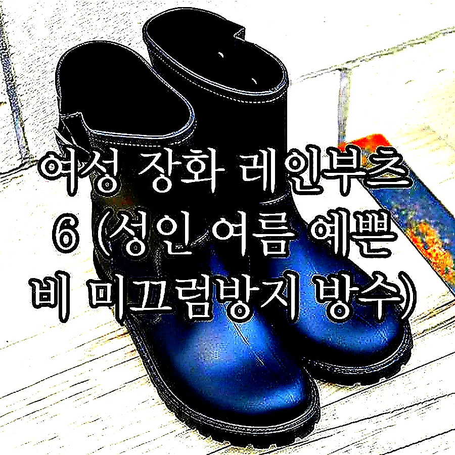 여성 장화 레인부츠 6 (성인 여름 예쁜 비 미끄럼방지 방수) 이미지 4 여성 장화 레인부츠 6 (성인 여름 예쁜 비 미끄럼방지 방수) 이미지 4