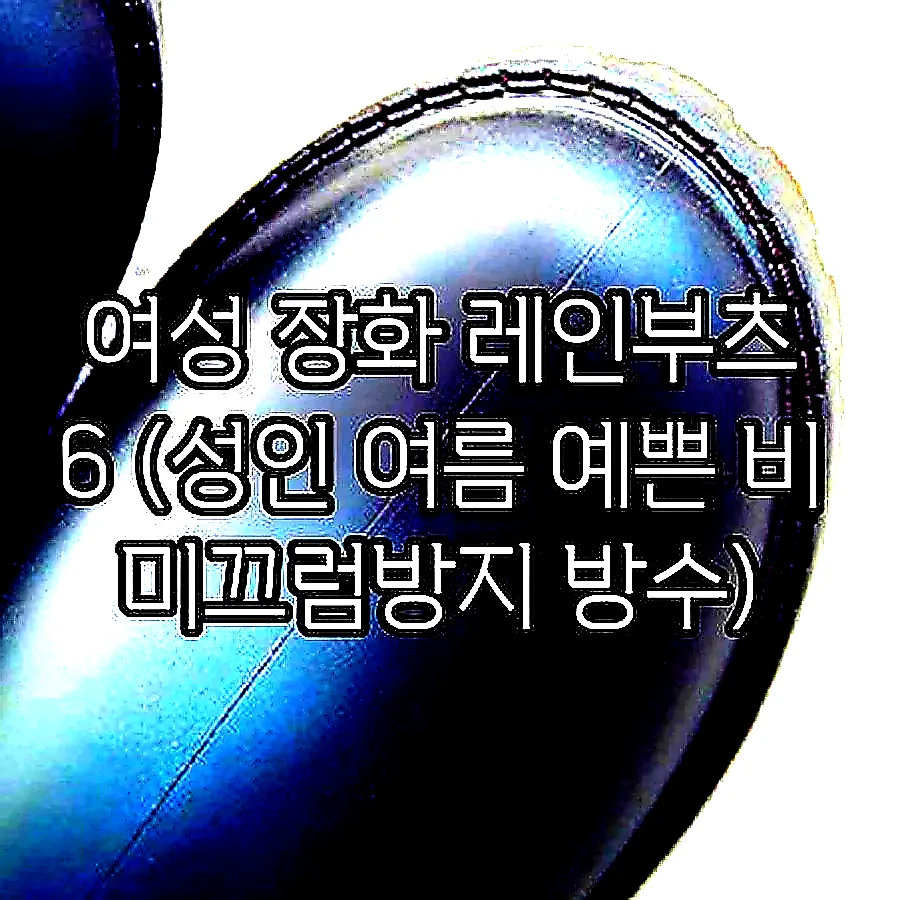 여성 장화 레인부츠 6 (성인 여름 예쁜 비 미끄럼방지 방수) 이미지 6 여성 장화 레인부츠 6 (성인 여름 예쁜 비 미끄럼방지 방수) 이미지 6