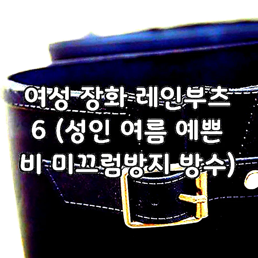 여성 장화 레인부츠 6 (성인 여름 예쁜 비 미끄럼방지 방수) 이미지 7 여성 장화 레인부츠 6 (성인 여름 예쁜 비 미끄럼방지 방수) 이미지 7