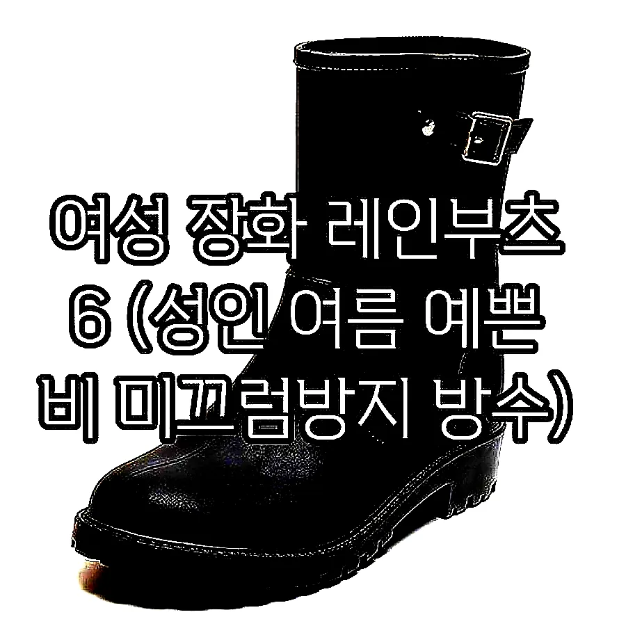 여성 장화 레인부츠 6 (성인 여름 예쁜 비 미끄럼방지 방수) 이미지 8 여성 장화 레인부츠 6 (성인 여름 예쁜 비 미끄럼방지 방수) 이미지 8