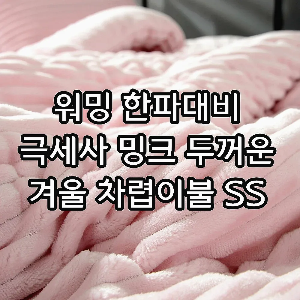 워밍 한파대비 극세사 밍크 두꺼운 겨울 차렵이불 SS 이미지 6 워밍 한파대비 극세사 밍크 두꺼운 겨울 차렵이불 SS 이미지 6