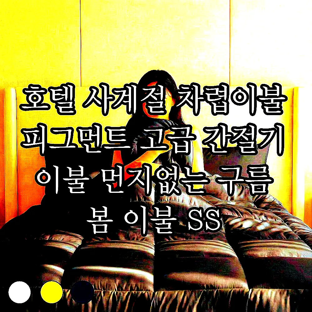 호텔 사계절 차렵이불 피그먼트 고급 간절기 이불 먼지없는 구름 봄 이불 SS 이미지 6